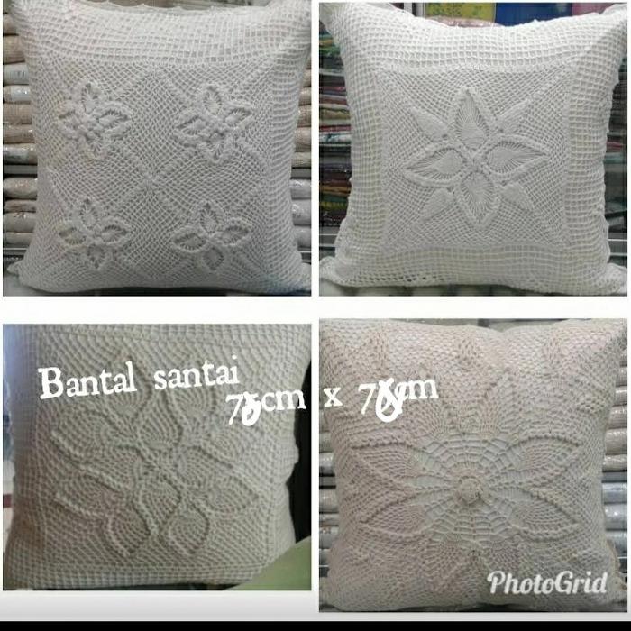 Gambar sarung bantal sofa rajutan bukittinggi dari ayda butik undefined Tokopedia