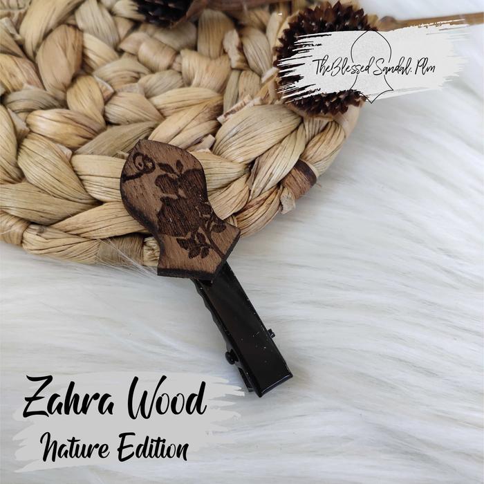 Gambar Jepit Terompah Clip Pin Wood Natural Edition Terompah Capal Nalain - Zahra dari theblessedsandalplm undefined Tokopedia