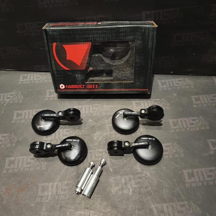 Gambar Bar end Mirror Spion Jalu Nassert Beet Full CNC Bulat NB 08 dari Cemerlang6Brothers undefined Tokopedia