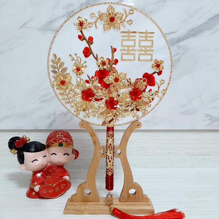 Gambar Kipas wedding/ kipas sangjit - V4 dari XIXIHAHASTORE undefined Tokopedia