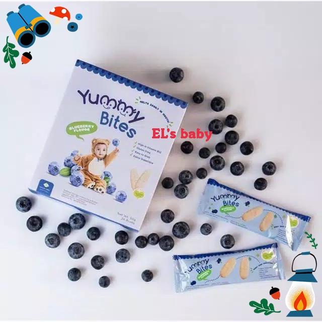 Gambar *ECER* Yummy Bites Crackers - Blueberry dari ELs baby undefined Tokopedia