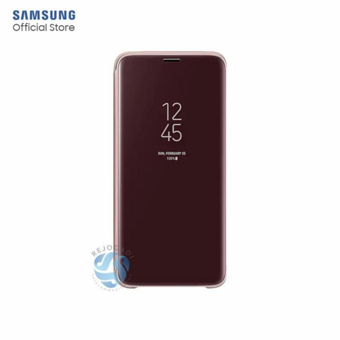 Gambar SAMSUNG Galaxy S9 Clear View Standing Cover ORIGINAL - ROSE GOLD - Merah Muda dari Rejodadi Surabaya undefined Tokopedia