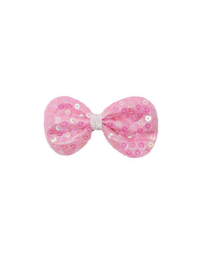 Gambar Stroberi Big Bow Sequin Hair Clip - Glitter P. Tua dari Stroberi Accessories undefined Tokopedia