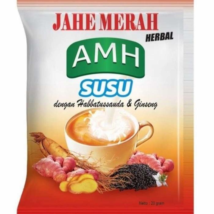Gambar JAHE MERAH AMH SUSU JAHE 1 RENTENG 10 SACHET dari Niaga Storee_NEW undefined Tokopedia