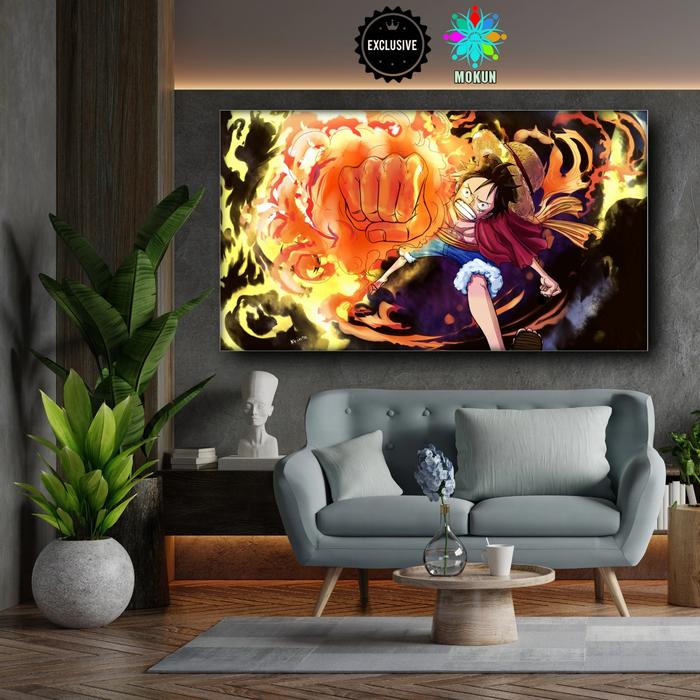 Gambar Hiasan Dinding Pajangan Poster Kayu One Piece Luffy - Luffy RegHawk 1, Set B dari Mokun Poster Custom undefined Tokopedia
