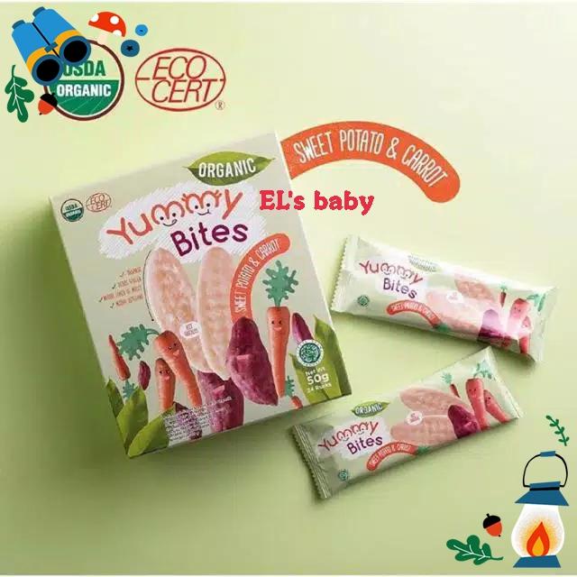 Gambar *ECER* Yummy Bites Organic Crackers - Sweet Potato dari ELs baby undefined Tokopedia