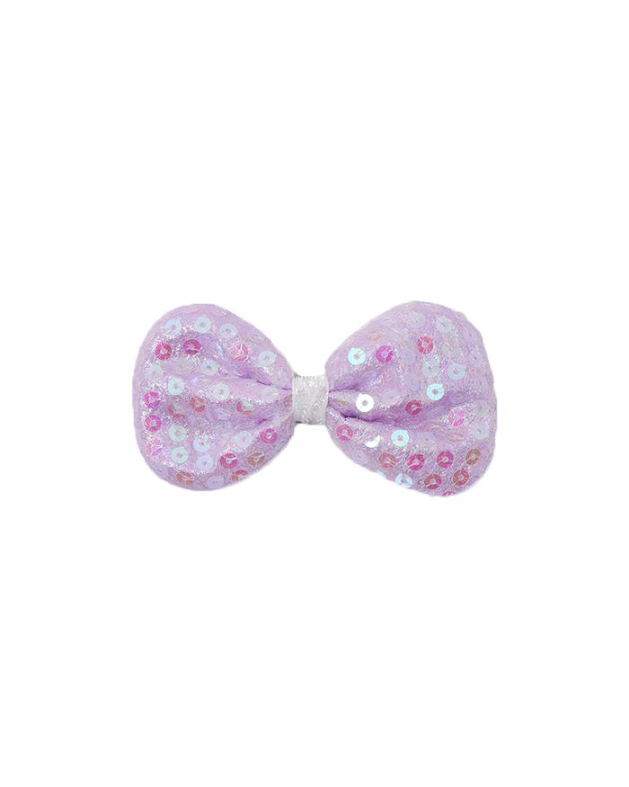 Gambar Stroberi Big Bow Sequin Hair Clip - Glitter Ungu dari Stroberi Accessories undefined Tokopedia