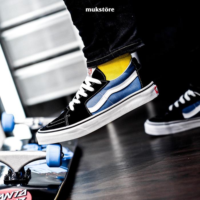 Supreme vans navy old school sk8 Beli Supreme x Vans Sk8-Hi Pro
