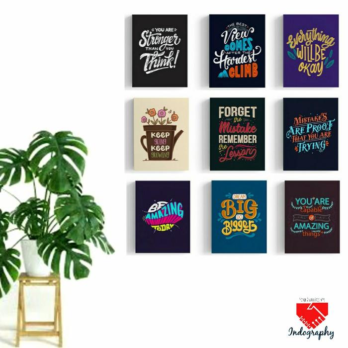 Gambar Home Decor Poster Quote Motivasi Hiasan Dinding Pajangan Rumah Dekor - kirim acak dari Indography Projects Home Decor undefined Tokopedia