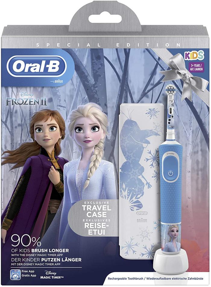 Gambar Oral B Vitality Pro 100 Electric Toothbrush Sikat Gigi Elektrik - KIDS FROZEN dari OZB undefined Tokopedia