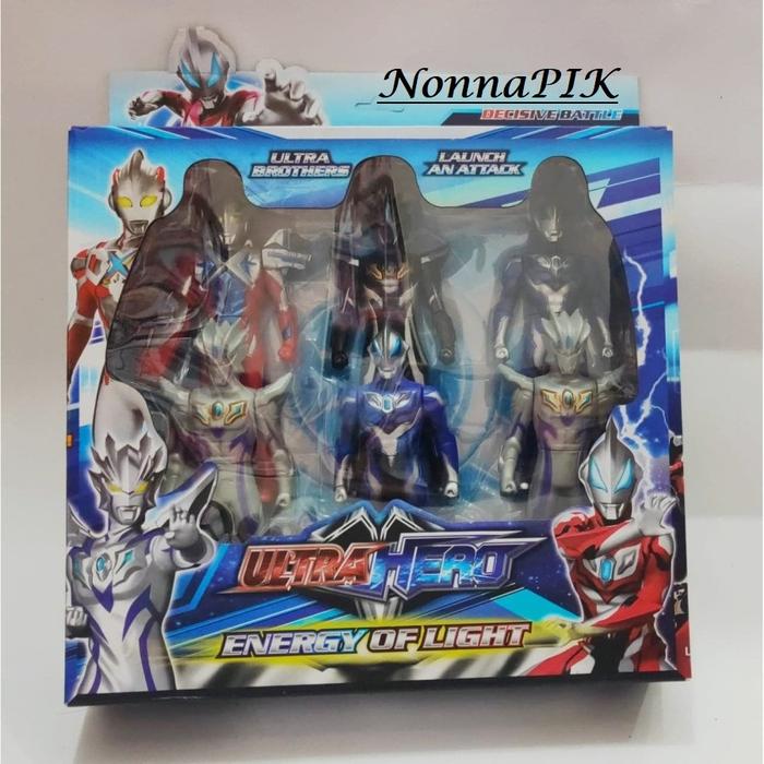 Gambar Mainan anak robot ultraman boxset 6/figure ultraman brothers set 6pcs dari NonnaPIK undefined Tokopedia