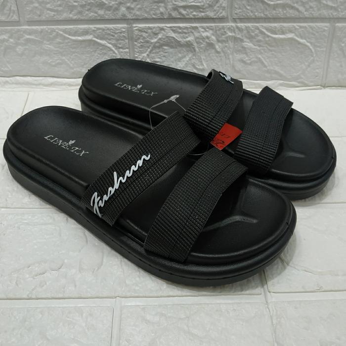 Gambar SANDAL SELOP BAN 2 KARET WANITA LINE T.X 2899 SENDAL FLIPFLOP JELLY - Hitam, 39 dari Toko YSP New undefined Tokopedia