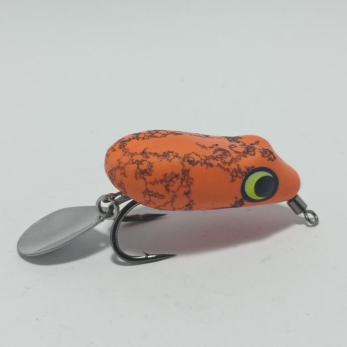 Gambar Soft Frog / SOFROG 4CM Double HOOK KENZI MOTIF - Kuning dari ANAK LURE KALIMANTAN undefined 3 Tokopedia