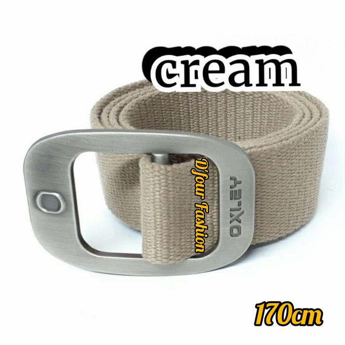 Gambar IKAT PINGGANG PRIA DAN WANITA OXLEY G.30 ORIGINAL 170CM - Cream dari Dfour Fashion undefined Tokopedia