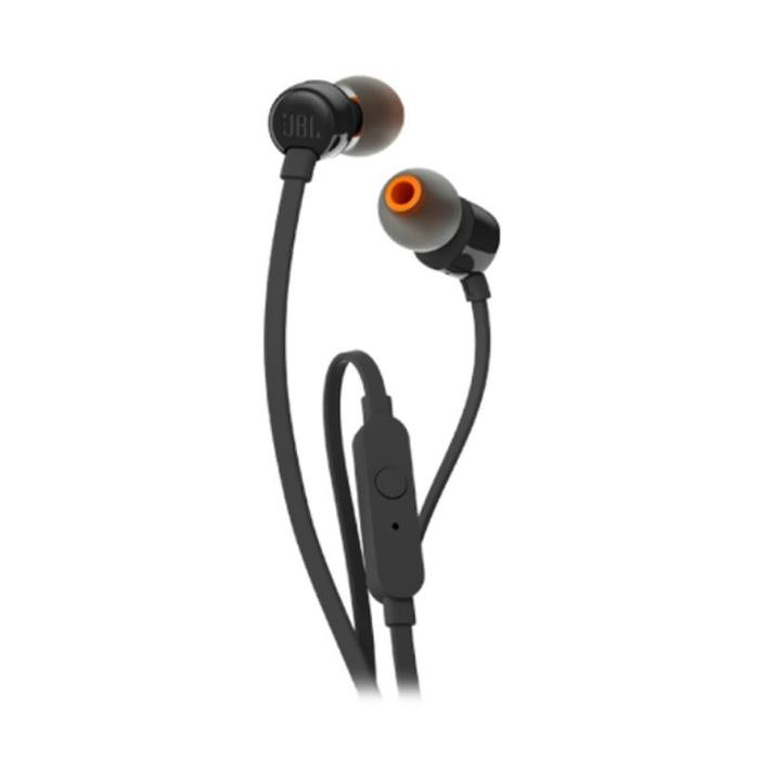 Gambar JBL T110 Earphone ORIGINAL GARANSI RESMI In Ear Headphones TUNE T 110 - Hitam dari Notorious Store undefined Tokopedia