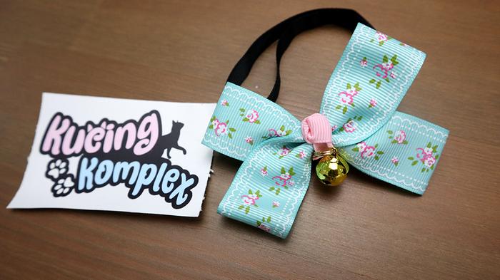 Gambar Kalung Kucing Pita / Kalung Hewan / Pita Kucing / Aksesoris kucing - Biru Muda dari Kucingkomplex undefined Tokopedia