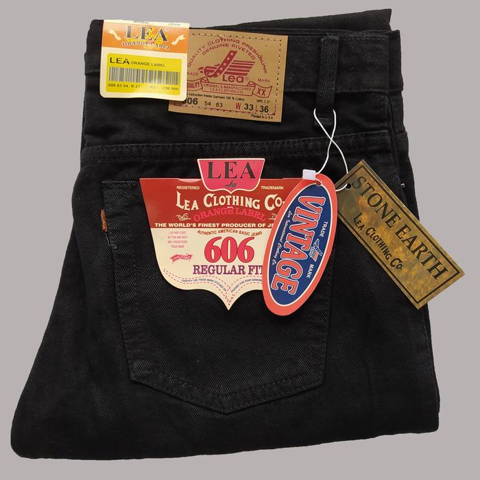 Gambar Celana Jeans Panjang Pria 606 denim Standart Reguler loose pant Nyaman Biru Hitam - Hitam, 33 dari DENIM COWOK undefined Tokopedia