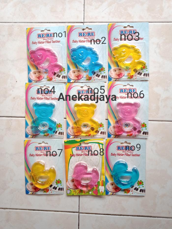 Promo Mainan Gigitan bayi baby water filled teether rere