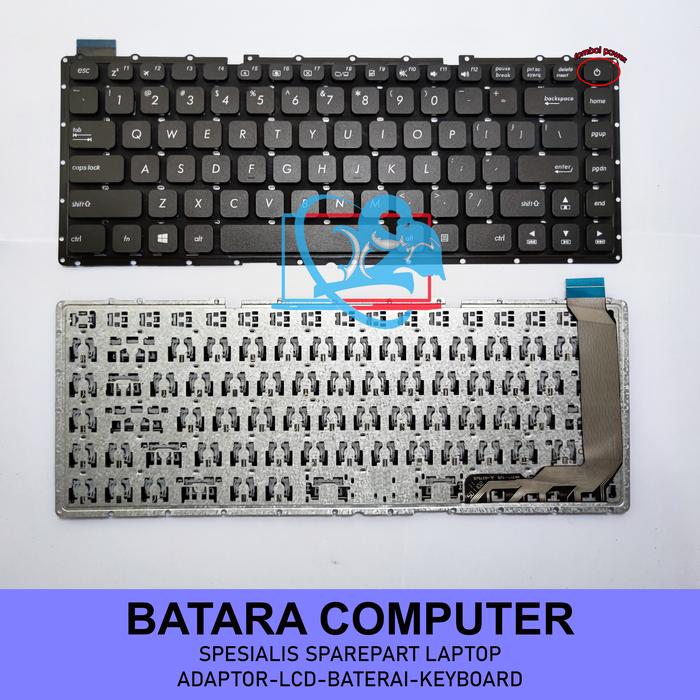 Gambar keyboard asus x441 X441n X441u X441s X441m X441UB X431MA X441NA - Hitam dari Batara Computer undefined Tokopedia