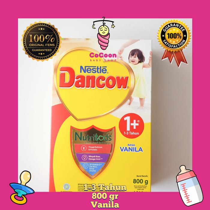Gambar Susu Formula Dancow Nutritods 1 / 1+ 1-3 Tahun 800 g 800 gr Vanila dari cocoonbabyshop undefined Tokopedia