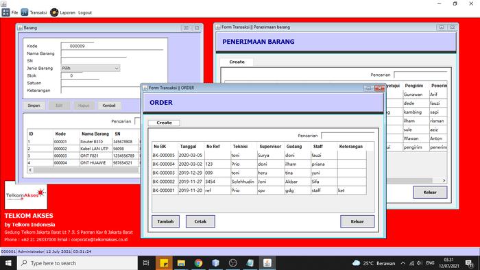 Jual Source Code Aplikasi Keluar Masuk Barang (Inventori) Java dan ...