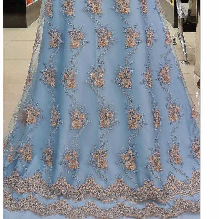 Gambar kain tulle bordir soft - 6 dari Toko Kain Megah undefined Tokopedia