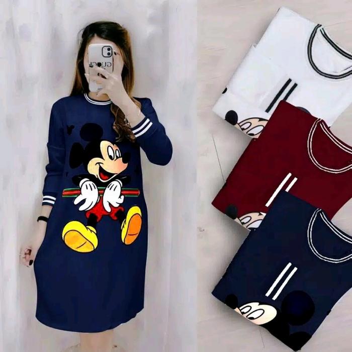 Gambar Tunik wanita - navy dari alv.fashion undefined Tokopedia