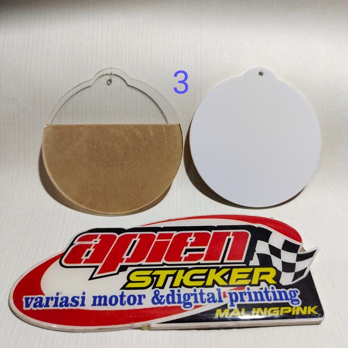 Gambar Bahan Medali Akrilik Bunga Polos Untuk wisuda 2 mm Uk 7.5 cm - Medali No. 3, Bening 2 mm dari Apien Sticker undefined Tokopedia