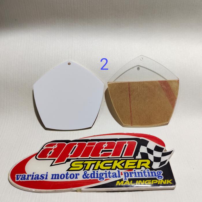 Gambar Bahan Medali Akrilik Bunga Polos Untuk wisuda 2 mm Uk 7.5 cm - Medali No. 2, Bening 3 mm dari Apien Sticker undefined Tokopedia