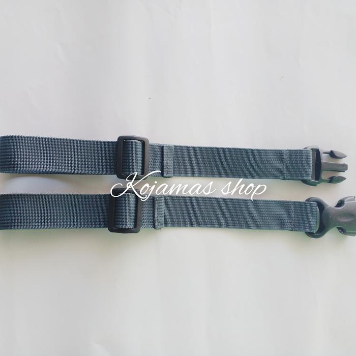 Gambar tali dada tas ransel 2.5cm - abu tua dari Kojamas undefined Tokopedia