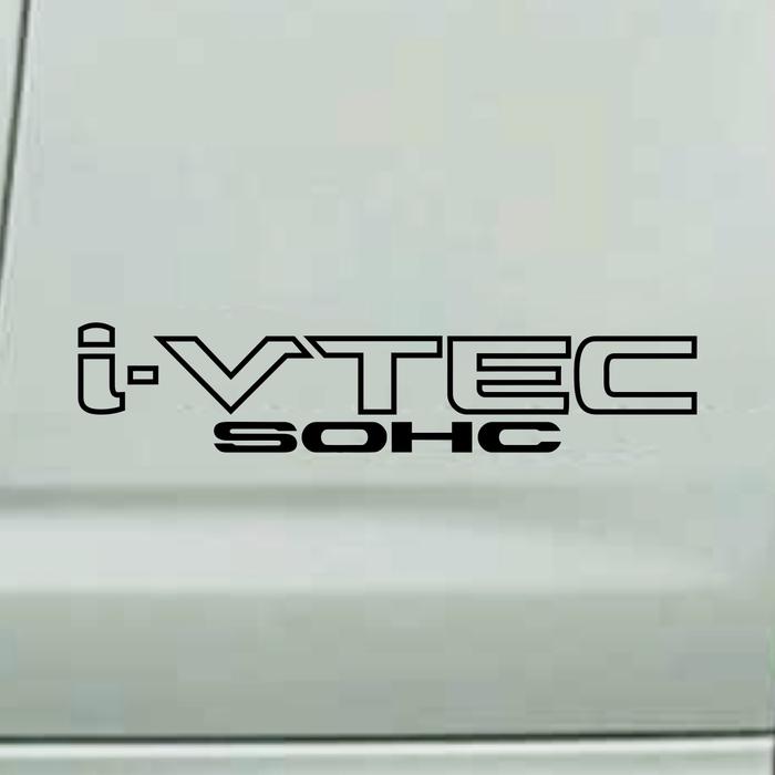 Gambar Sticker Aksesoris Mobil Honda I-VTEC SOHC 001 - Hitam dari Diskon Termurah Sticker Shop undefined Tokopedia