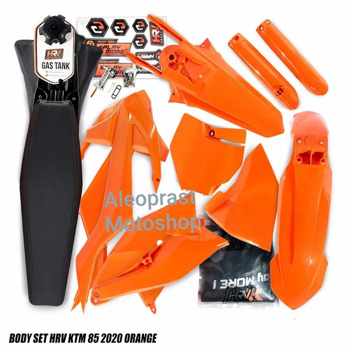 Gambar Body Full Set Trail Cover Set Jok Tangki KTM 85 2020 - Orange dari Aleoprast motoshop undefined Tokopedia