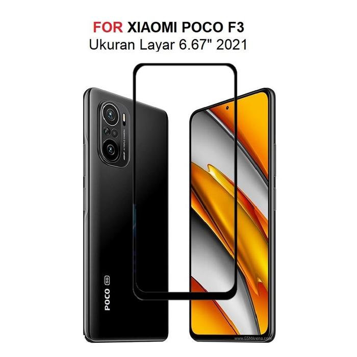 Gambar Tempered Glass Poco F3 Antigores Layar dan Kamera Xiaomi Poco F3 - List Hitam dari KentunG-id undefined Tokopedia