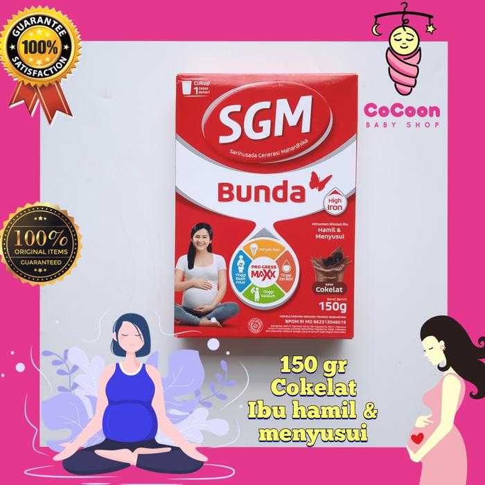 Gambar Susu Formula Ibu Hamil dan Menyusui SGM Bunda 150 g Cokelat Coklat dari cocoonbabyshop undefined Tokopedia