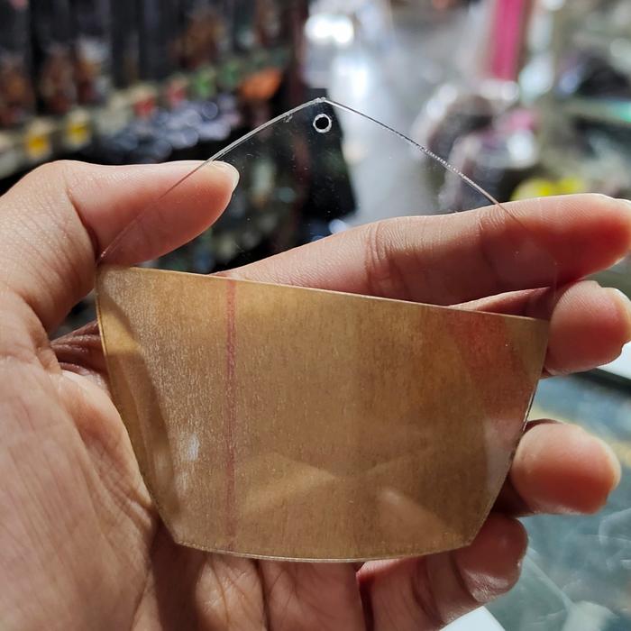 Gambar Bahan Medali Akrilik Segi Lima Untuk wisuda 3 mm Uk 6.5 cm x 6.5cm - Bening Transprn dari Apien Sticker undefined Tokopedia