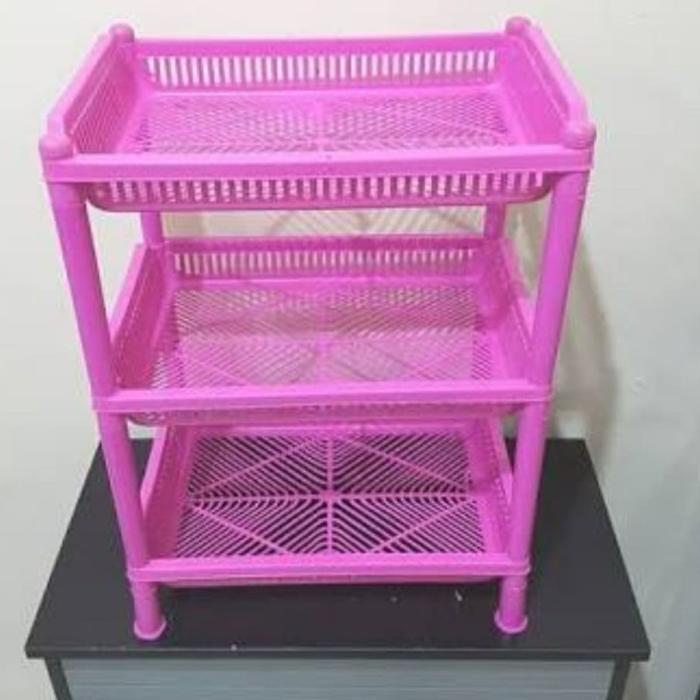 Gambar Rak Mini Plastik 3 Susun Serbaguna - kecil dari TOKOKIA Mall undefined Tokopedia