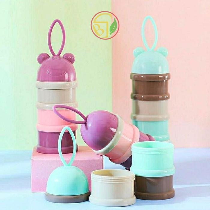 Gambar Container Susu Bayi Tempat Susu Bubuk Snack Travelling Milk Powder - Merah Muda dari babyysolution undefined Tokopedia