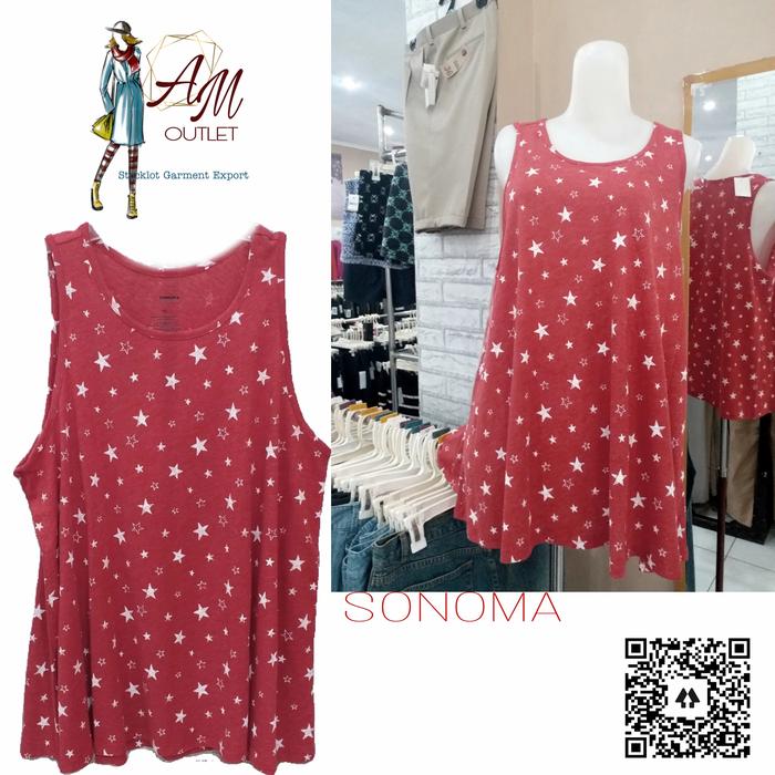 Gambar tanktop wanita ukuran Bigsize Jumbo - Merah, XXL dari am outlet undefined Tokopedia