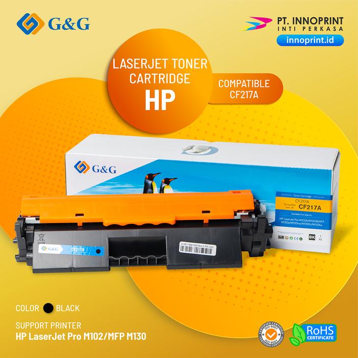 Jual Tinta Toner CF217 Compatible Printer HP Laserjet Pro M102/MFP M130 -  Hitam - Jakarta Pusat - G\u0026G By PT Innoprint | Tokopedia