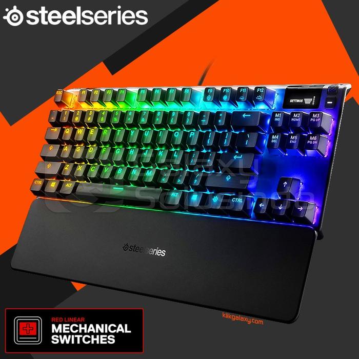 Gambar KEYBOARD STEELSERIES APEX 7( RED ) - TKL dari ONE Di Comp undefined Tokopedia