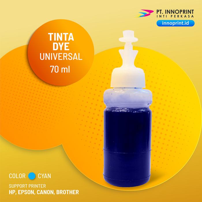 Gambar Tinta Botol Cair Bisa Untuk Semua Printer Tanpa Label 70 ml CMYK - Biru dari G&G by PT Innoprint undefined Tokopedia