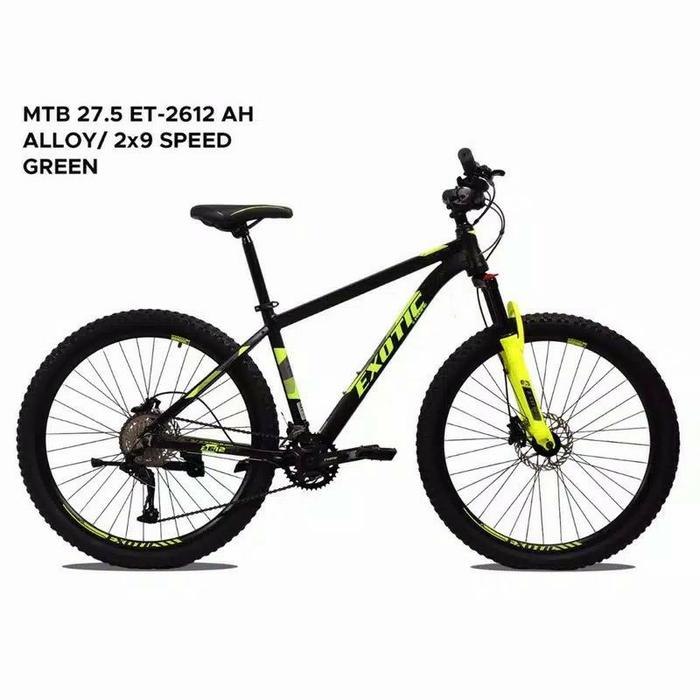 Gambar Sepeda Gunung 27,5 Exotic 2612 AH By Pacific - Green dari Surya makmur bike undefined Tokopedia
