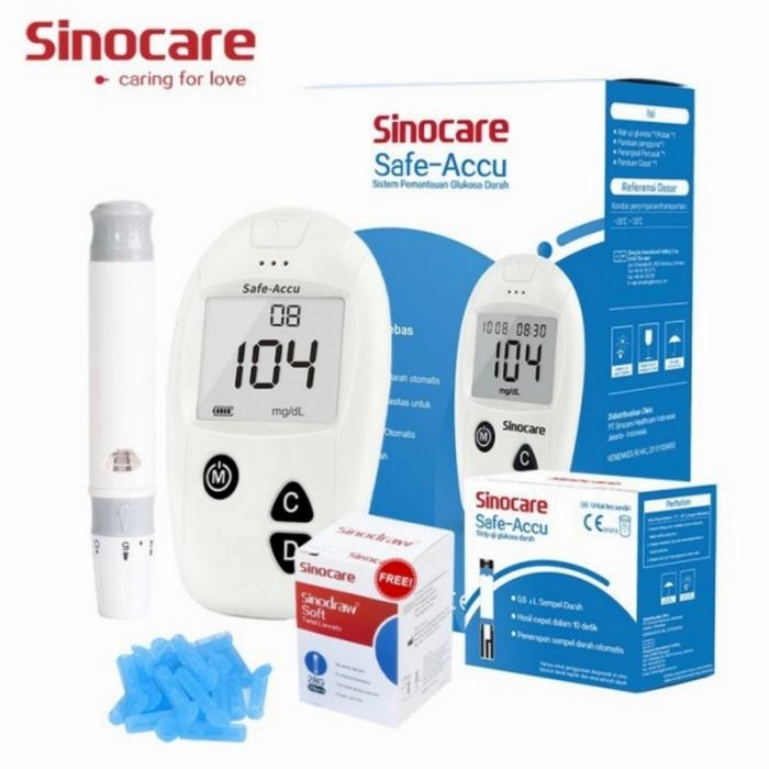 Gambar sinocare cek gula darah dari Artomoro A2 undefined Tokopedia