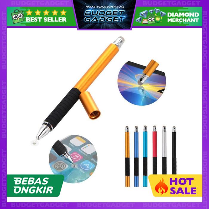 in Fine Point Stylus Capacitive Touch Pen for Smartphone Tablet di  Budgetgadget Tokopedia