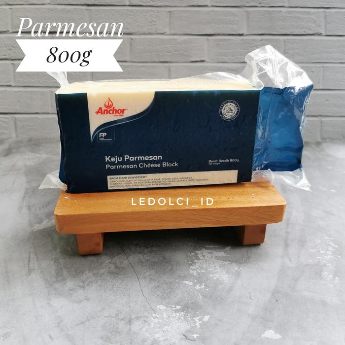 Gambar ANCHOR KEJU PARMESAN CHEESE BLOK BLOCK 800 GRAM (KEMASAN ASLI) dari TBK Ledolci undefined Tokopedia