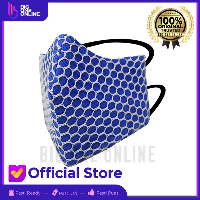 Gambar Stylish Armor Masker 3ply Headloop, Stylish Armor Anti Virus Mask NET - Biru, M dari Big One Online undefined Tokopedia