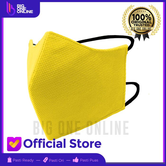 Gambar Stylish Armor Masker 3ply Headloop, Stylish Armor Anti Virus 3ply Mask - Abu-Kuning, M dari Big One Online undefined Tokopedia