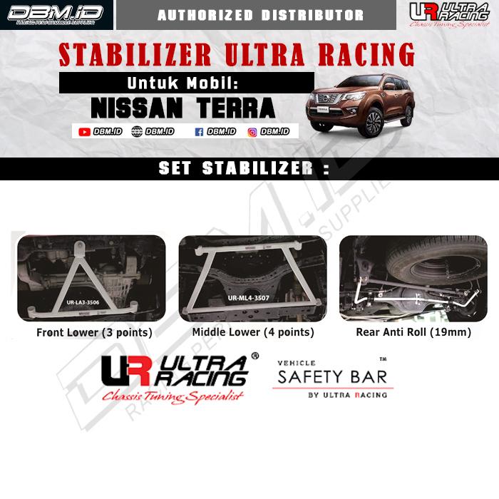 Gambar Strutbar Stabiliser Stabilizer Bar Ultra Racing Nissan Terra - Middle Lower 4p dari DBM.ID undefined Tokopedia