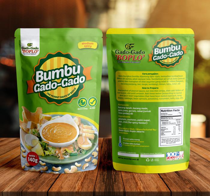 Gambar Bumbu Gado-Gado Boplo 120 gr - Sedang dari Gado-Gado Boplo Official undefined Tokopedia
