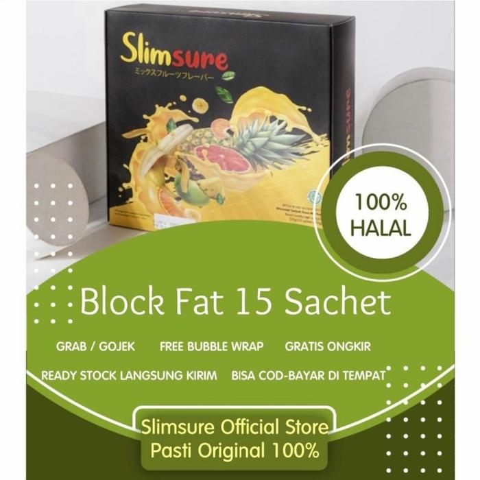 Gambar Slimsure Block Fat 15s (Memblock Lemak Pada Makanan yang dikonsumsi) - 1 BOX dari Slimsure Official Store undefined Tokopedia